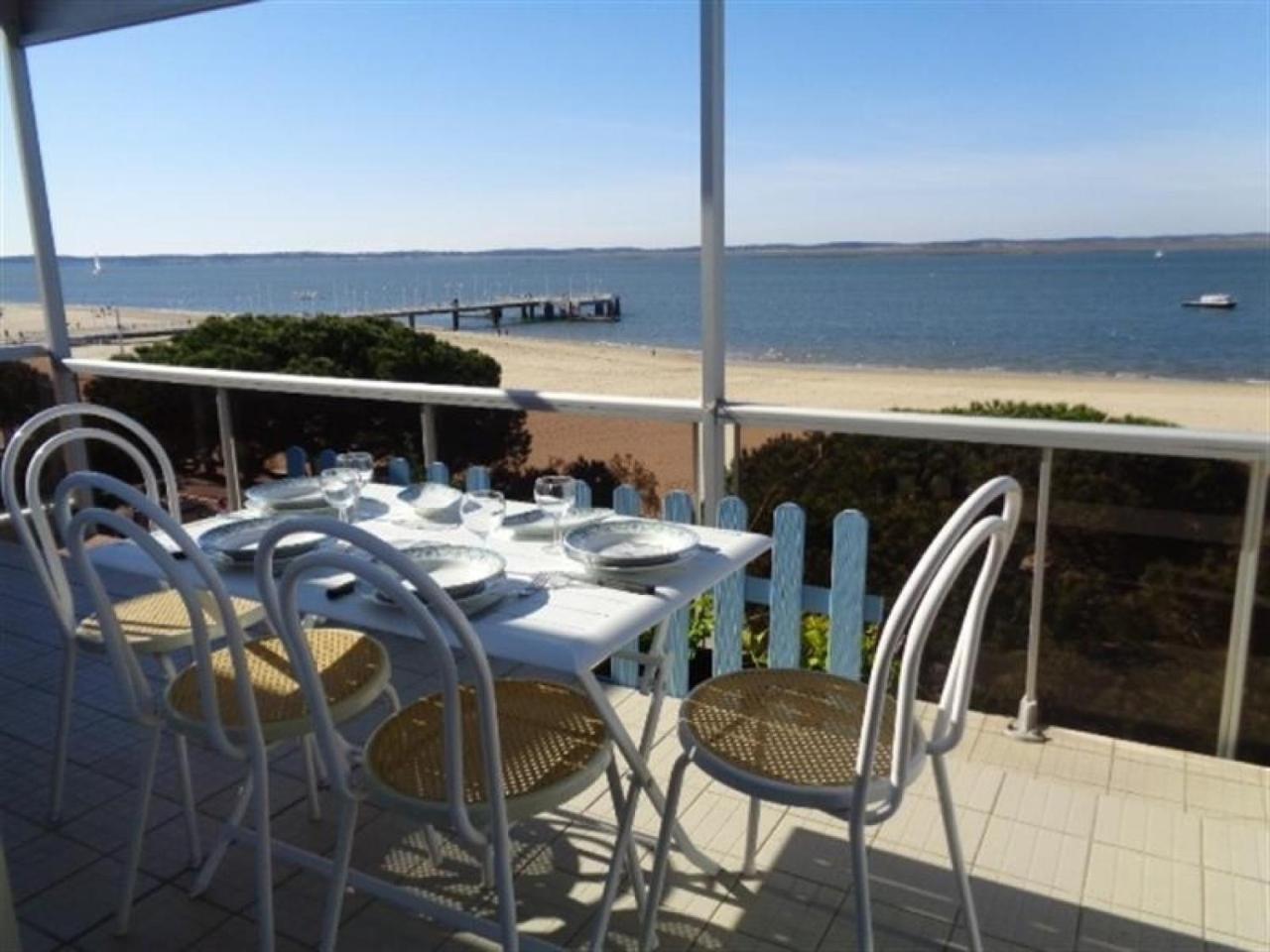 Appartement T3 Au Centre D'Arcachon Avec Vue Mer, Terrasse Et Parking Securise - Fr-1-374-74 Екстер'єр фото